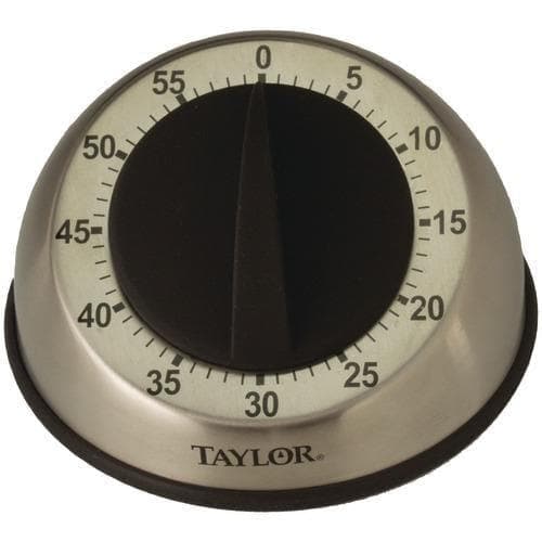  Taylor Easy-Grip Mechanical Timer (Packung mit 1 Stück) 