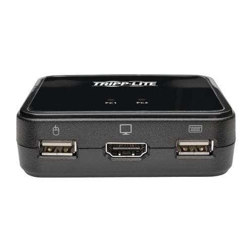  Tripp Lite 2-Port USB- und HD-Kabel-KVM-Switch (Packung mit 1 Stück) 