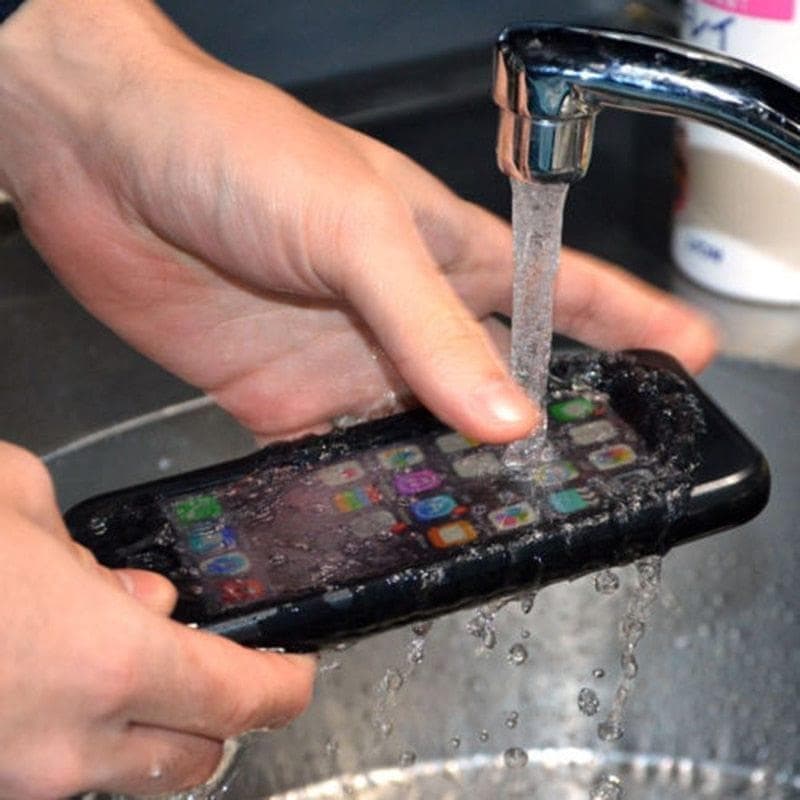  Wasserdichte Handyhülle Schwimmen Stoßfestes Tauchen TPU Cover für iPhone7 8 Plus 