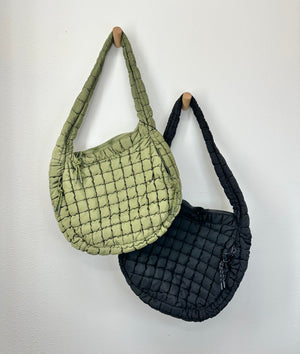 Quilted Hobo Bag - SimplyUS Boutique