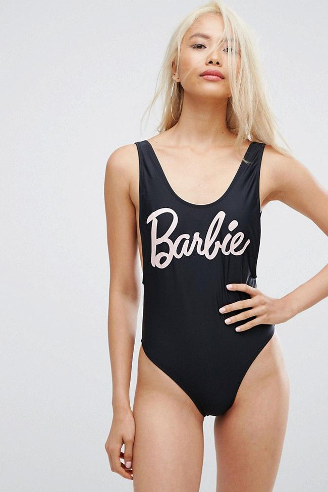 barbie one piece swimsuit