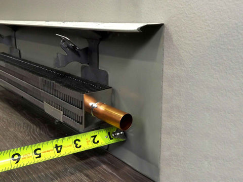 Depth | Measure | EZ Snap™ Baseboard Heater Cover