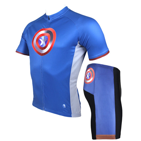 captain marvel cycling jersey