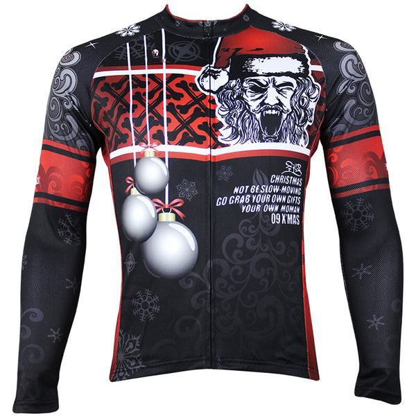 santa cycling jersey