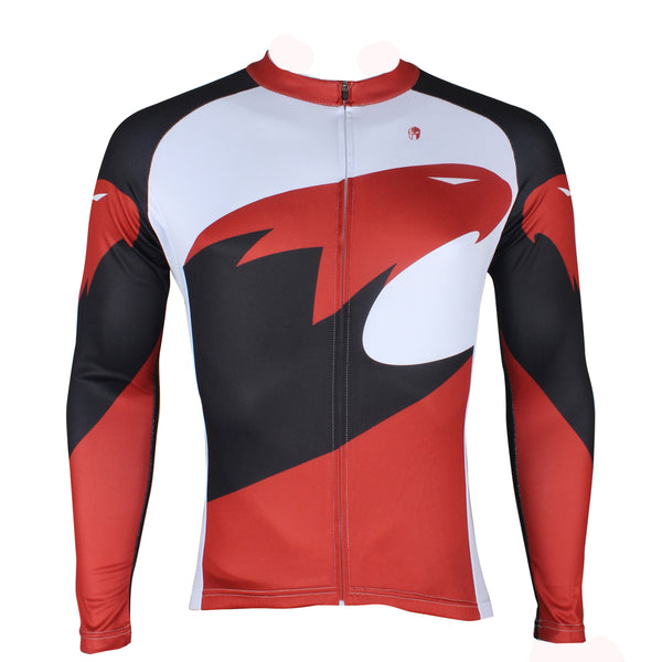 black and red cycling jersey