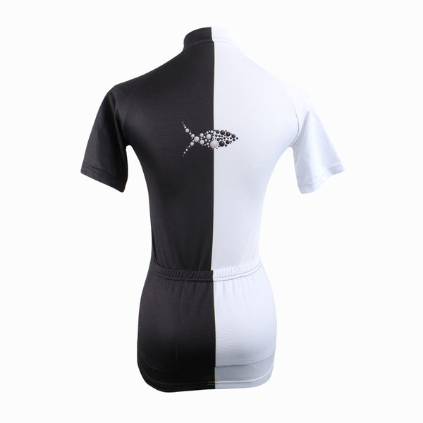 white cycling shirts