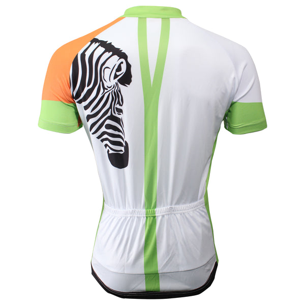 zebra cycling jersey