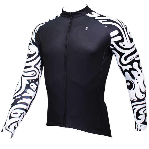 mens long sleeve cycling jersey sale