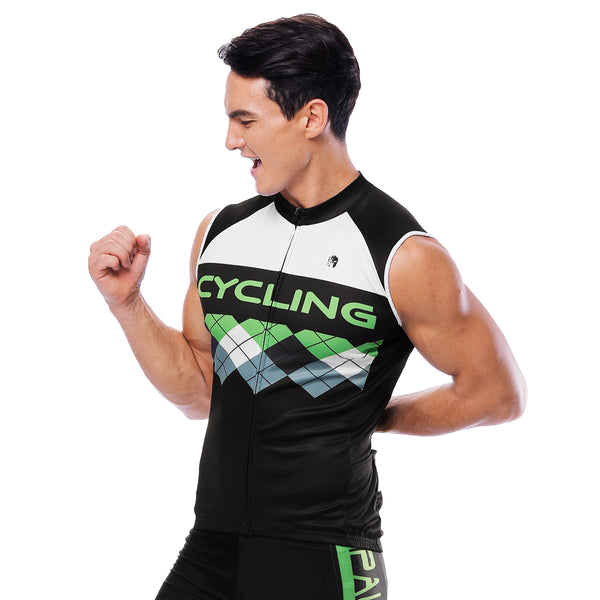 men's sleeveless cycling jersey