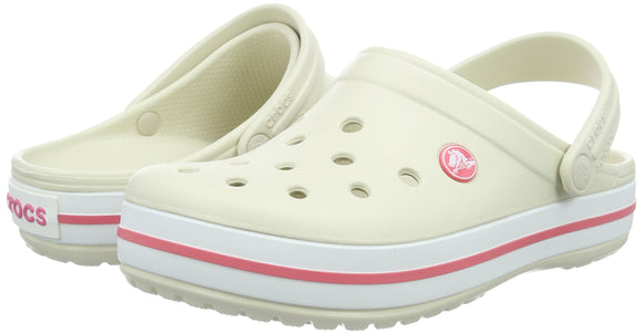 cream crocs