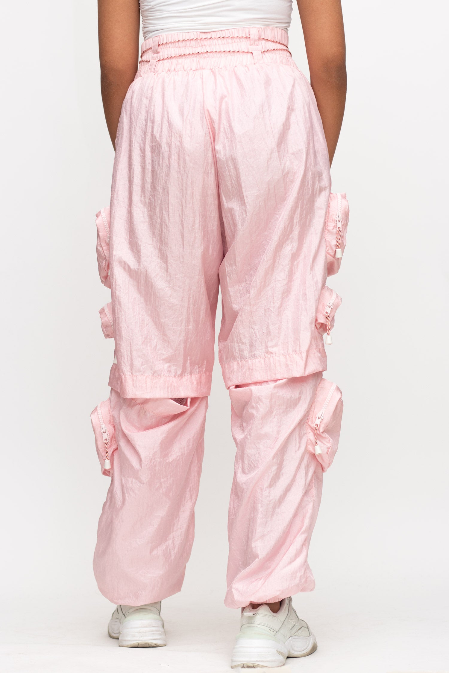 baby pink joggers