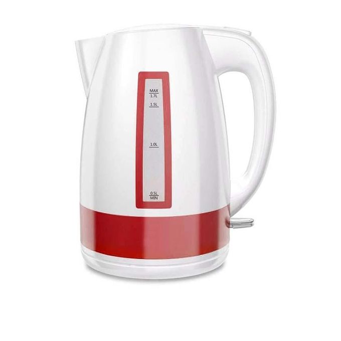 Image result for Product details of Westpoint WF-8268 - Electric Kettle - Red & White Brand Warranty Light Weight Plastic Body Energy Efficient Quick and Easy to use Locking lid, water level viewing window For the love of tea/coffee! A perfect apparatus for your room or kitchen in case you're excessively apathetic, making it impossible to wake up and make tea for yourself. This astonishing electric pot bubbles up to 1.7 liters and is really light in weight. The separable harmony makes it less demanding to handle, while you can screen the water levels effectively by the water level survey window. WF-1108 is a kettle that helps you in warming water for tea, espresso, oats, noodles and numerous more suppers. Specifications of Westpoint WF-8268 - Electric Kettle - Red & White BrandWestpointWarranty Policy EN2 Year Brand Warranty
