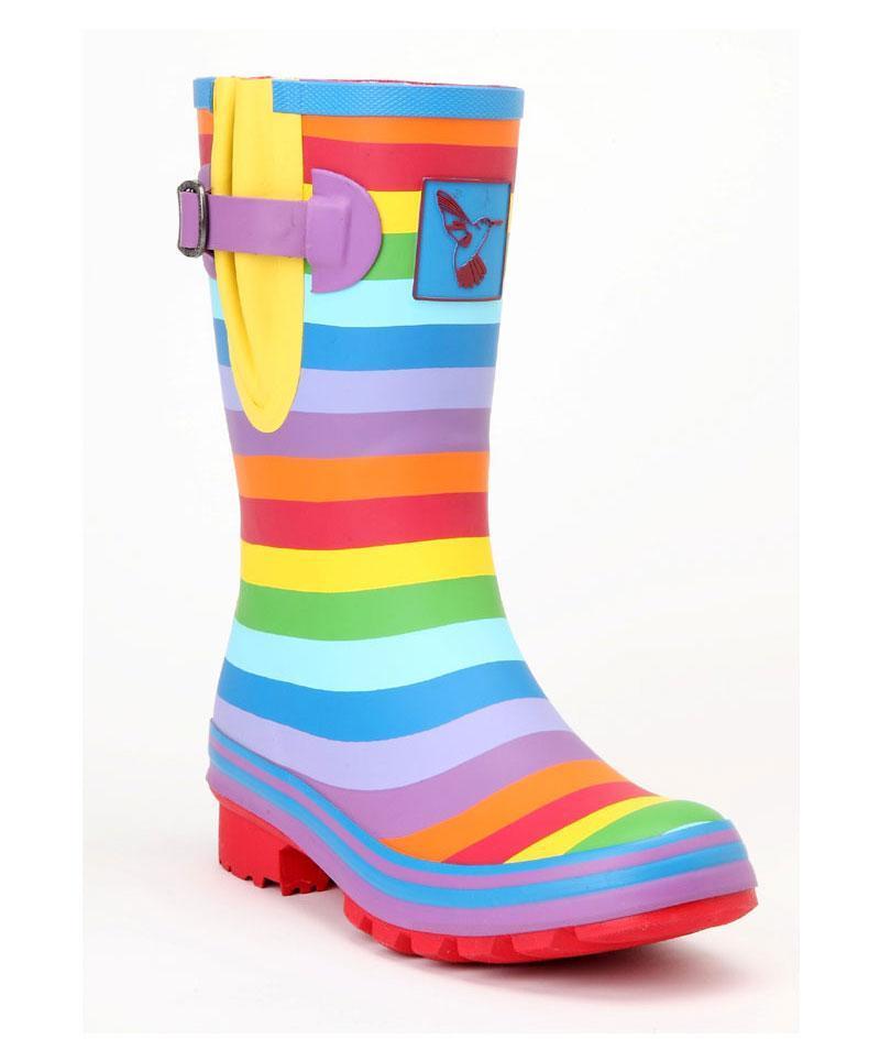 Evercreatures Rainbow Short Wellies 