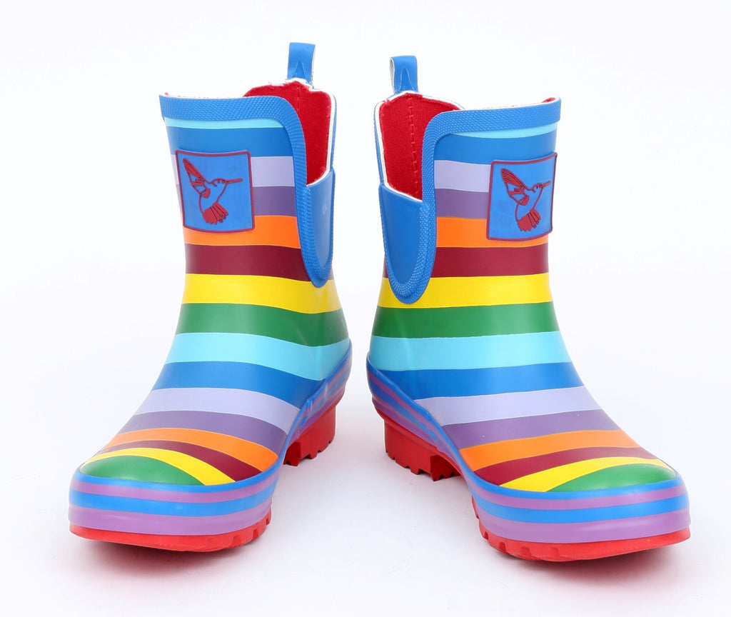 rainbow wellies ladies