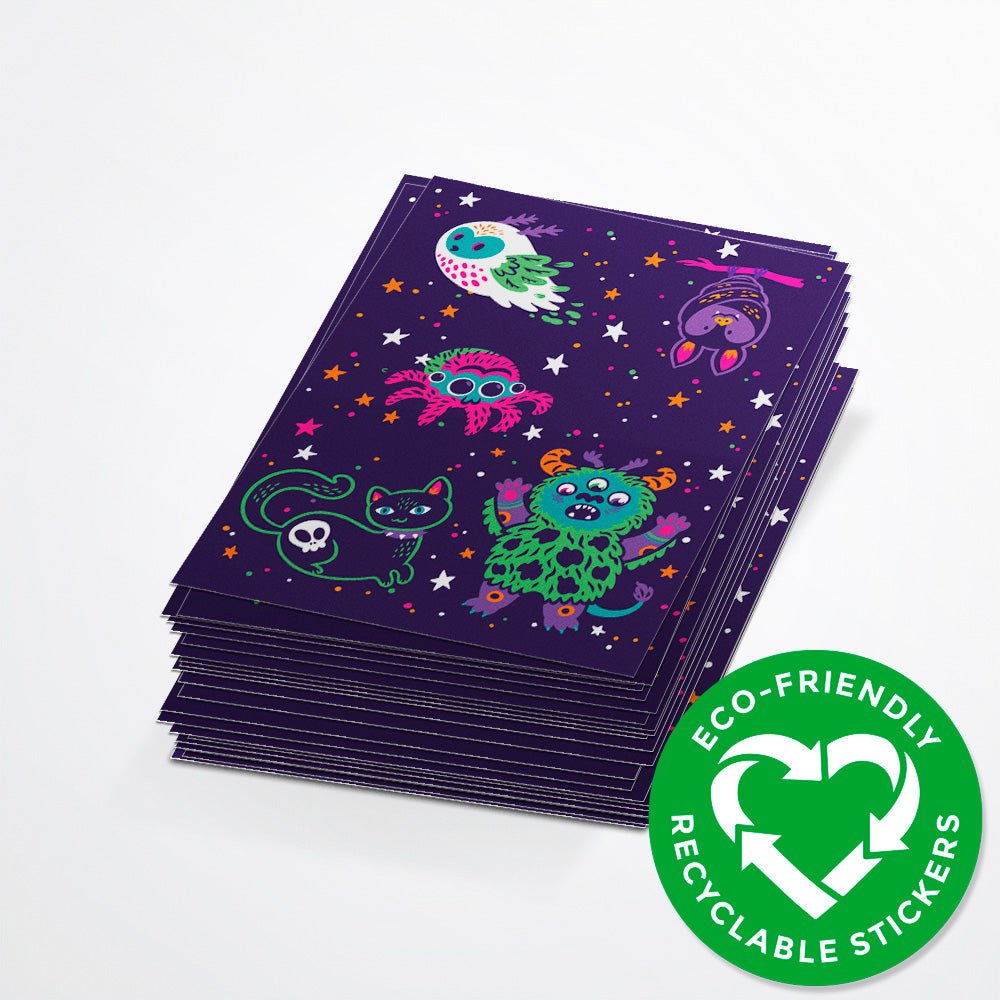 Email Ontkennen nauwelijks Eco Paper Sticker Sheets | Zap! Creatives | Free Worldwide Delivery