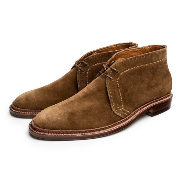 Alden Plain Toe Boot Snuff Calf Suede 4511HC – Clutch Cafe