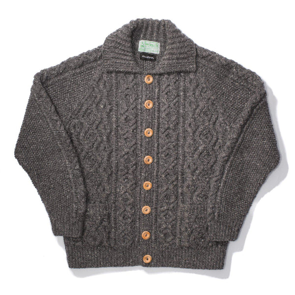 Allevol x Inverallan Cable Knit Cardigan 3A Grey – Clutch Cafe