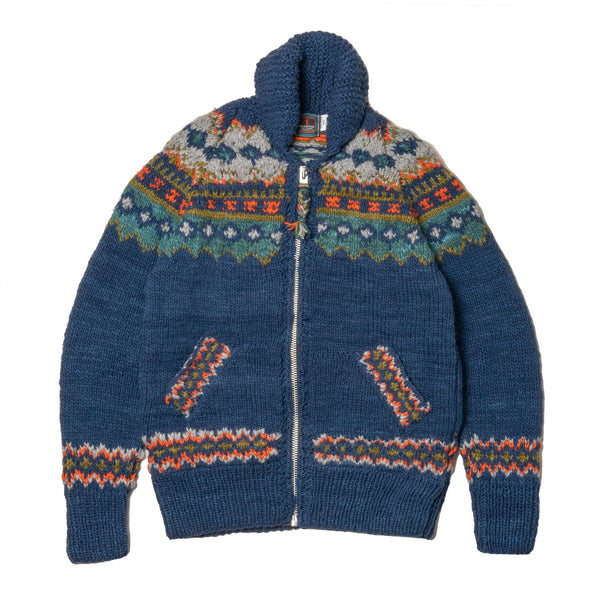 CHAMULA チャムラ Fair Isle Zip Cardigan カウチン - travelmarketing.fr