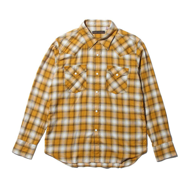 Full Count  Washed Denim Western Shirt