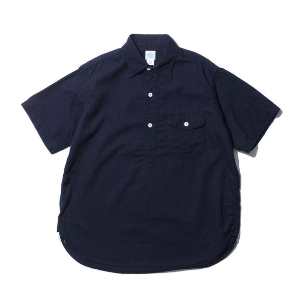 Post Overalls The Navy Cut 2 Shirt Light Moleskin Navy – Clutch Cafe