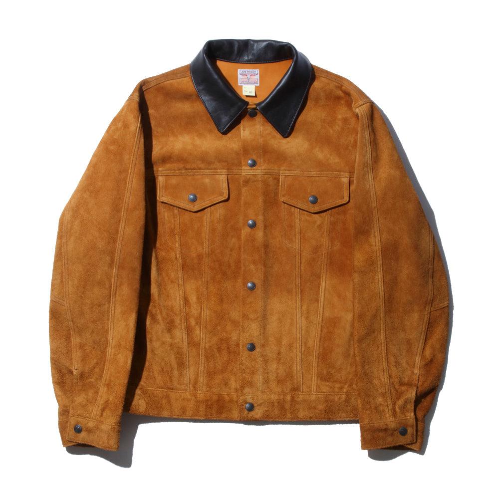 The Real McCoy's Rough Out Leather Western Jacket Raw Sienna – Clutch Cafe