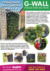 Platipus Anchors G-Wall Modular Living Wall Booklet