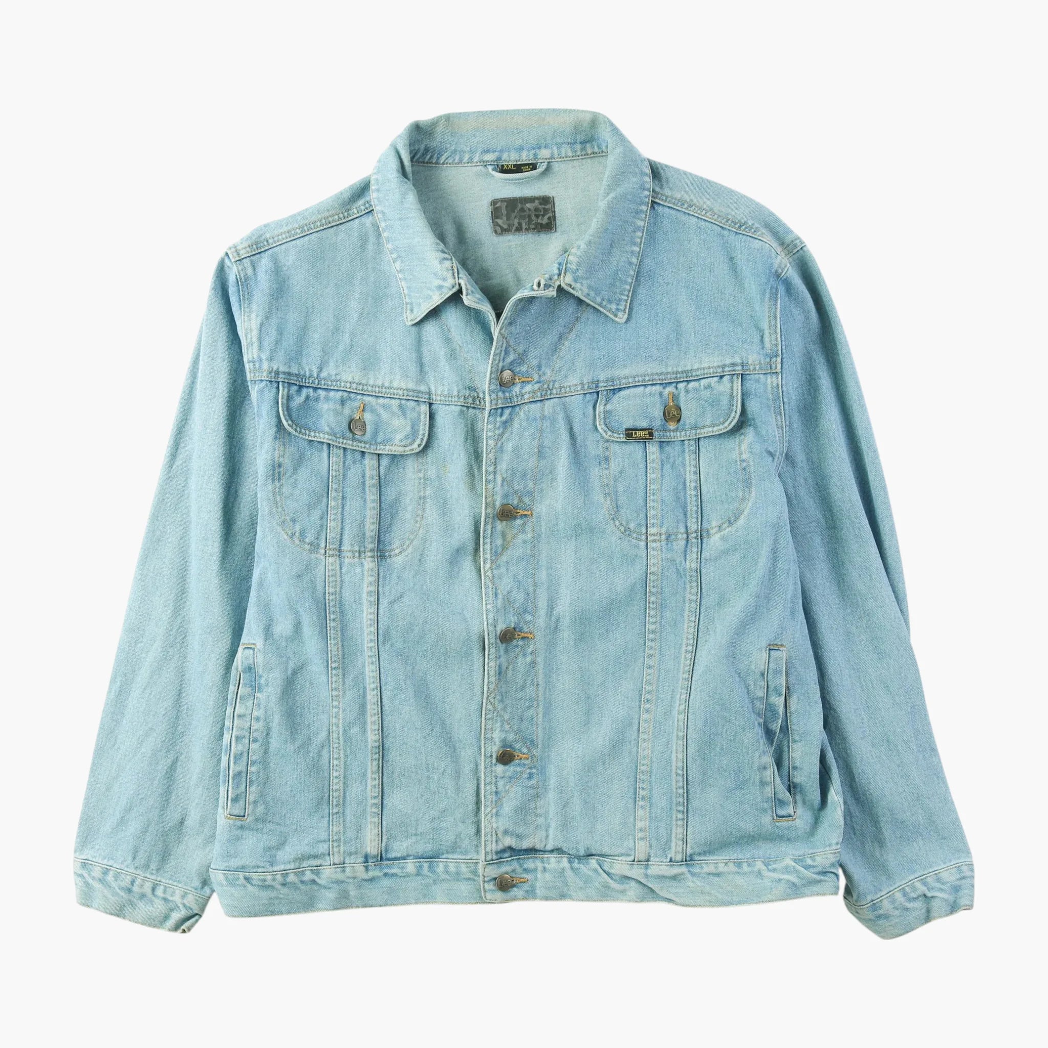 image of Vintage Denim Trucker Jacket