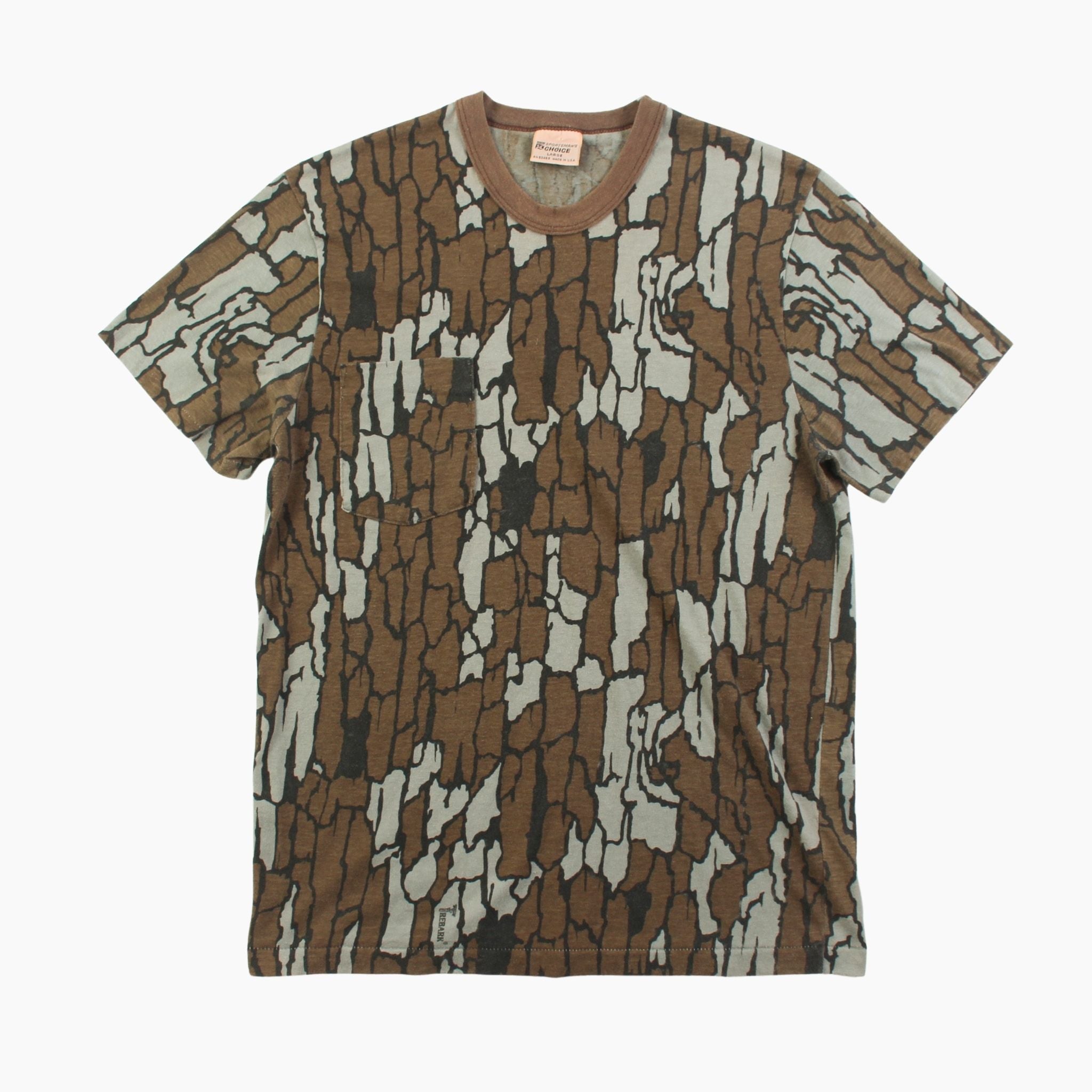 Image of Vintage 'Trebark Camo' All Over Print T-Shirt