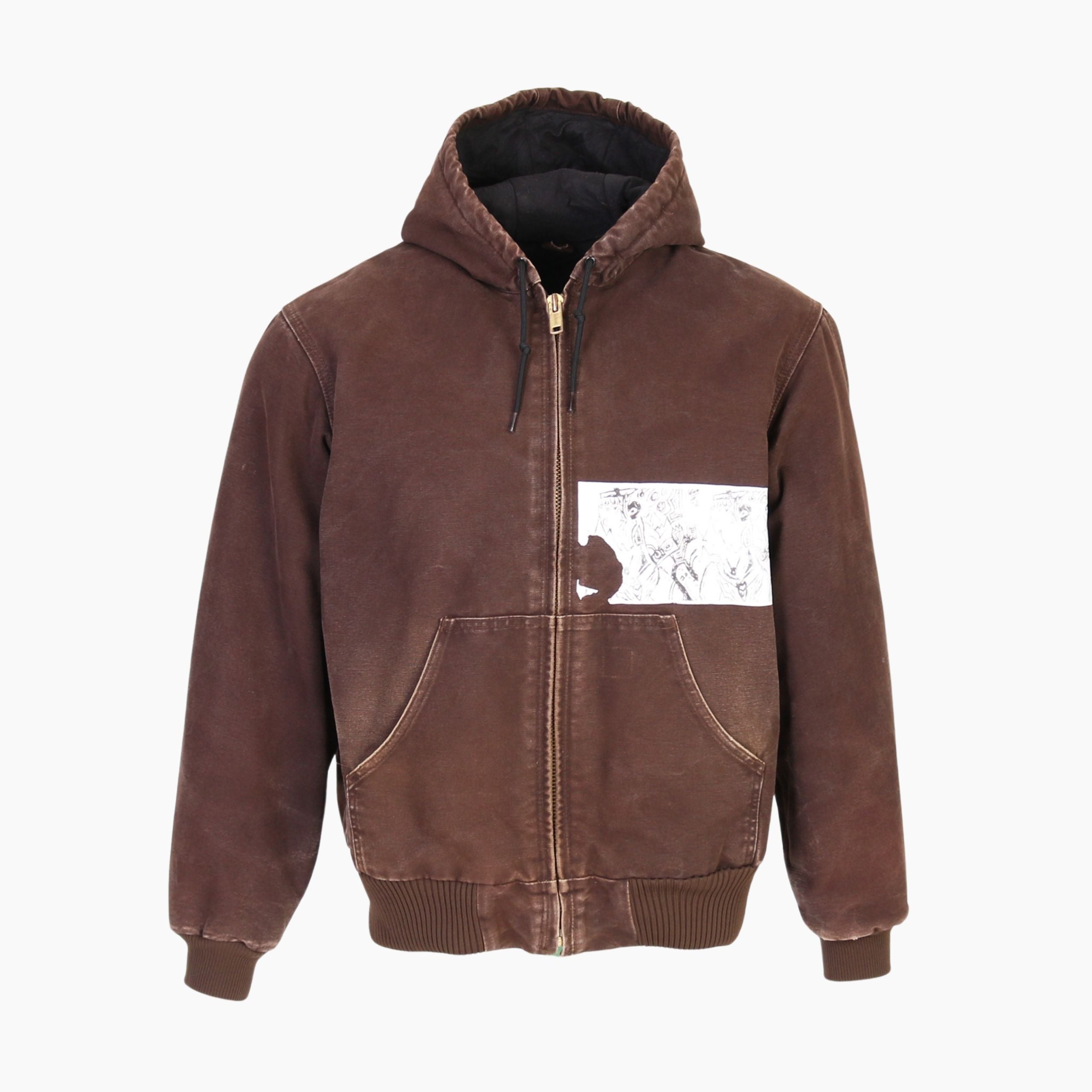 image of Active Hooded Jacket - Brown