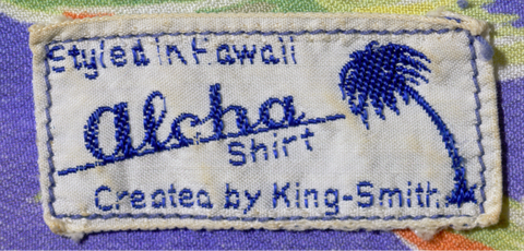 King-Smith Aloha Shirt Tag - By Ellery Chun