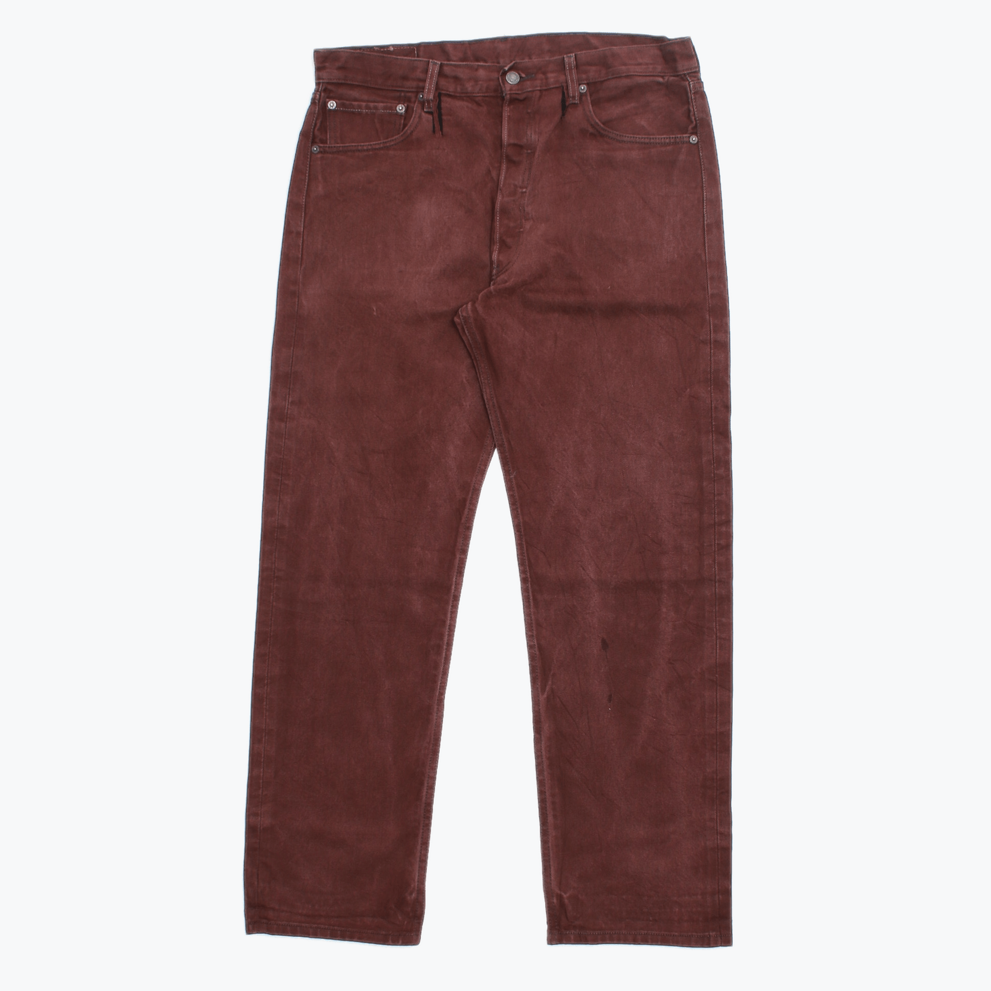 Vintage Levi's 501 Jeans - Maroon - 36