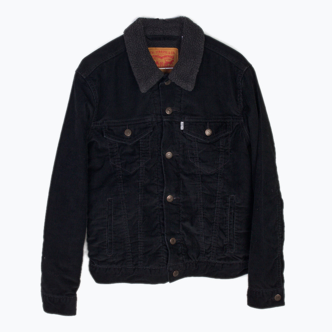 levi's black corduroy jacket