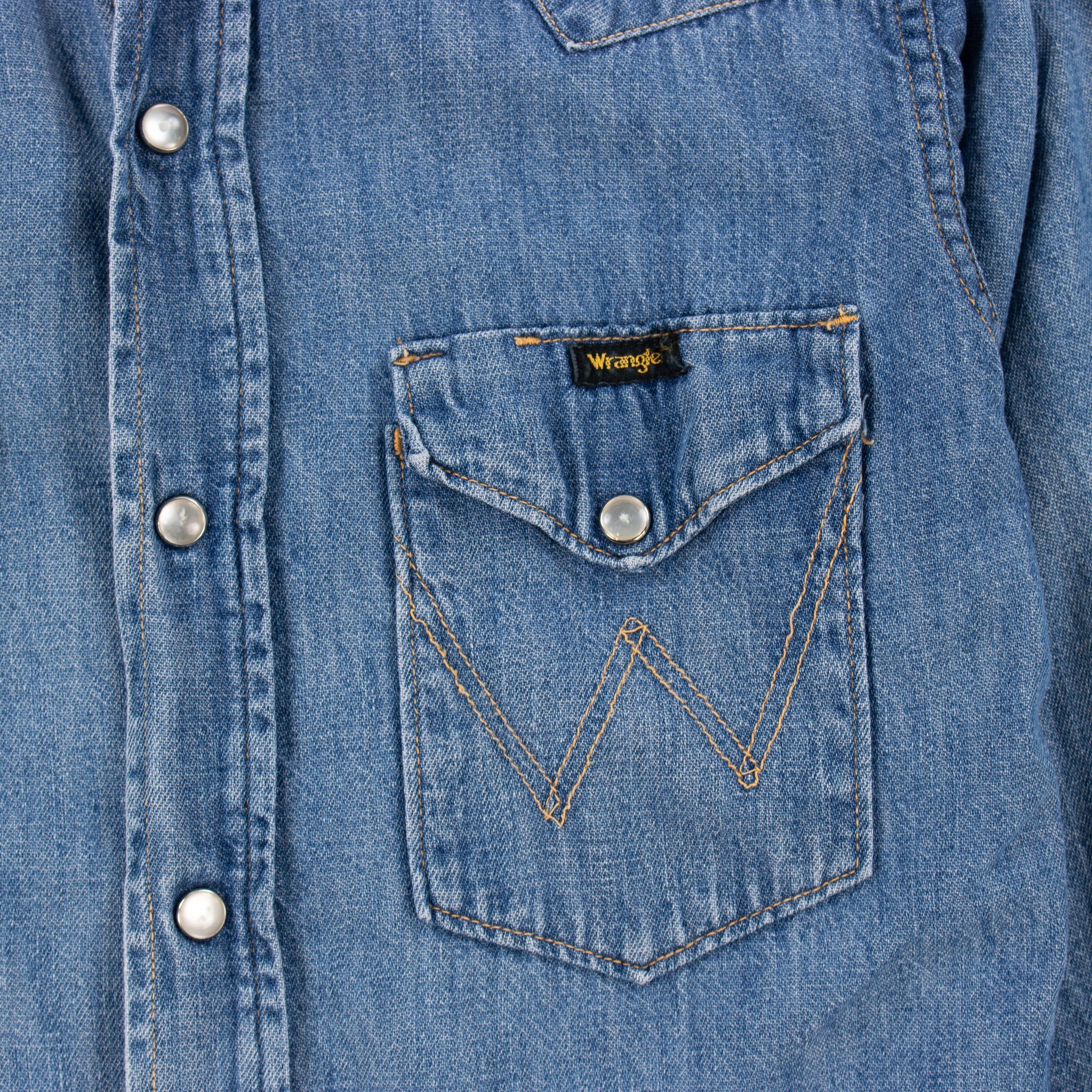 Vintage Wrangler Western Denim Shirt