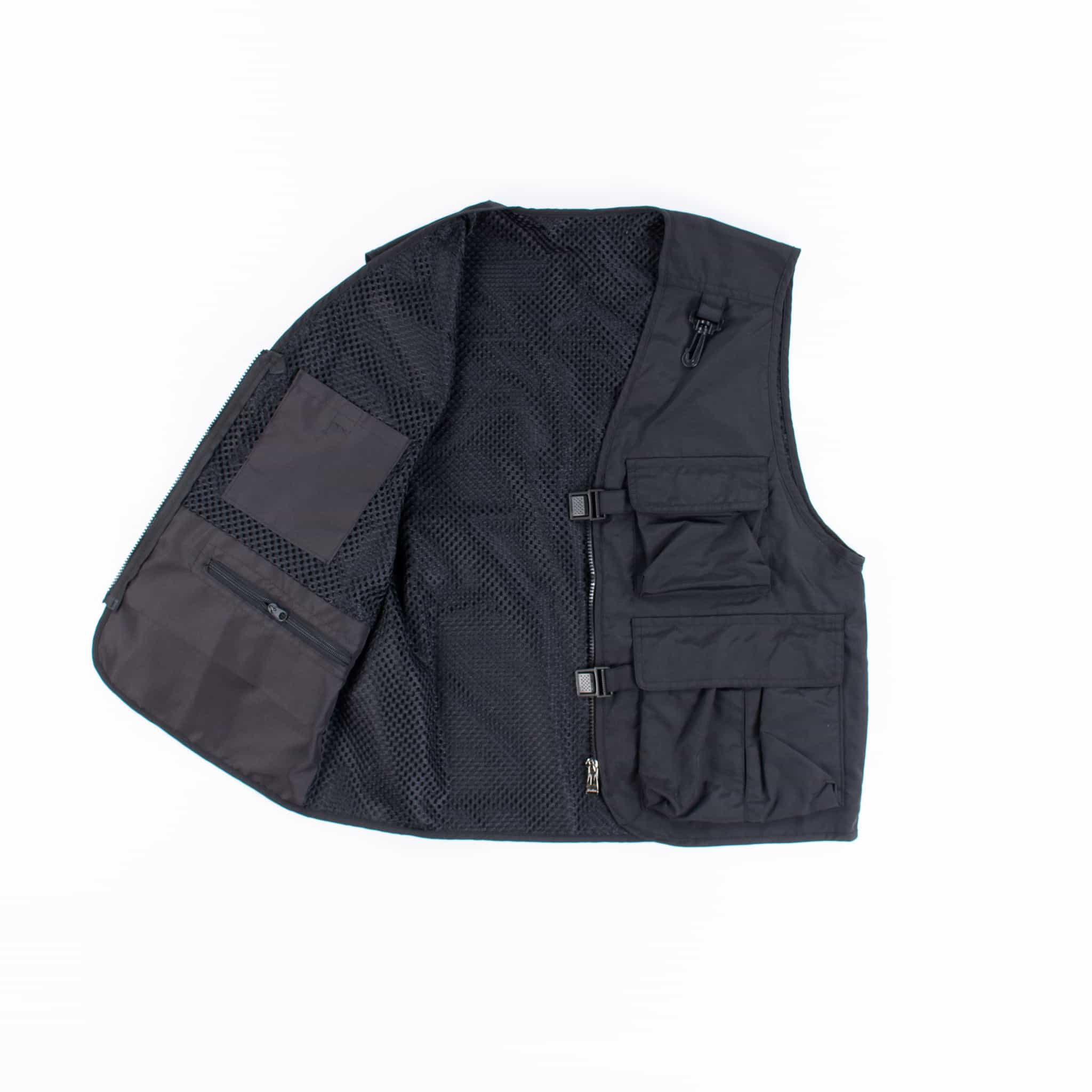 Vintage Tactical Fishing Vest - Black