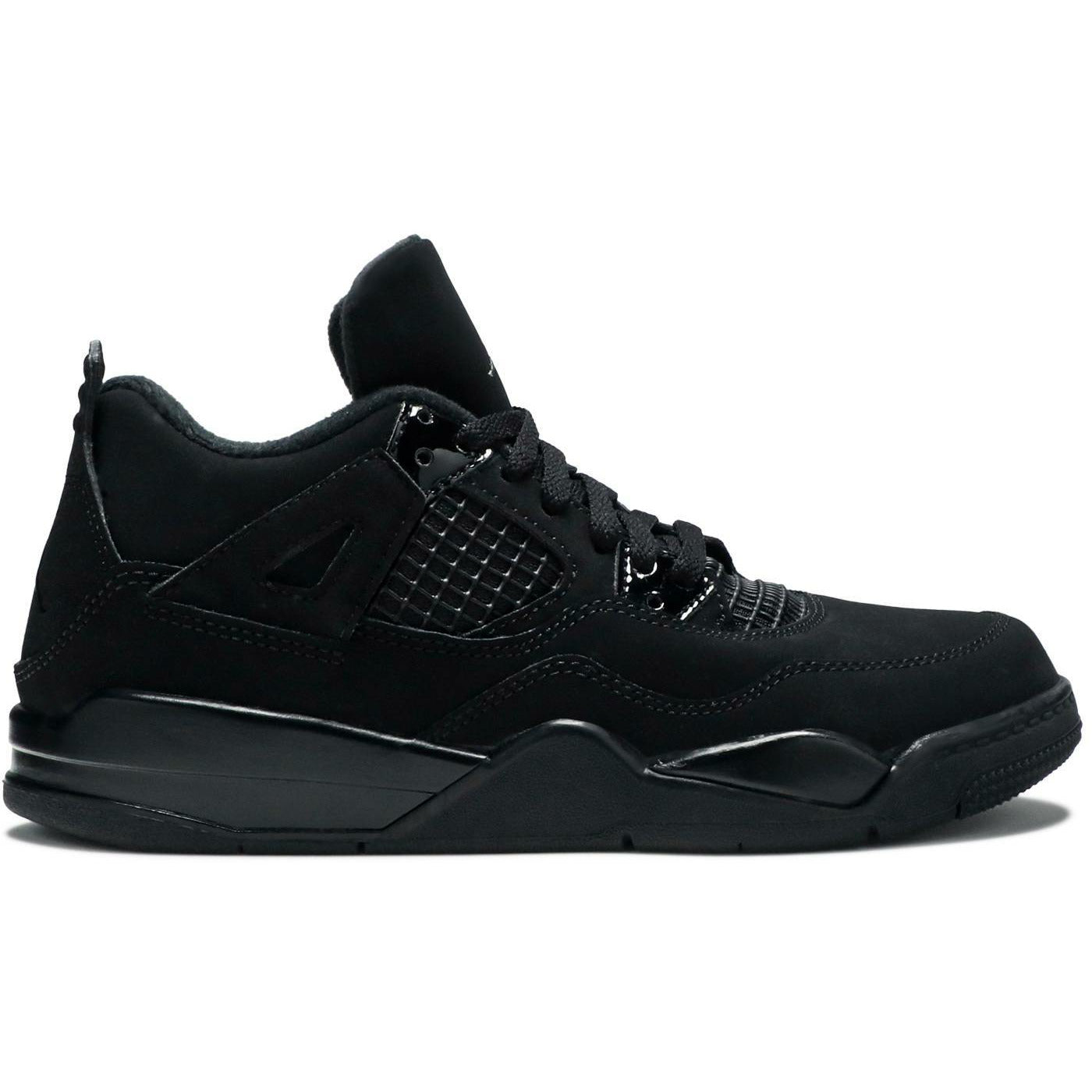 black retro 4 black cat