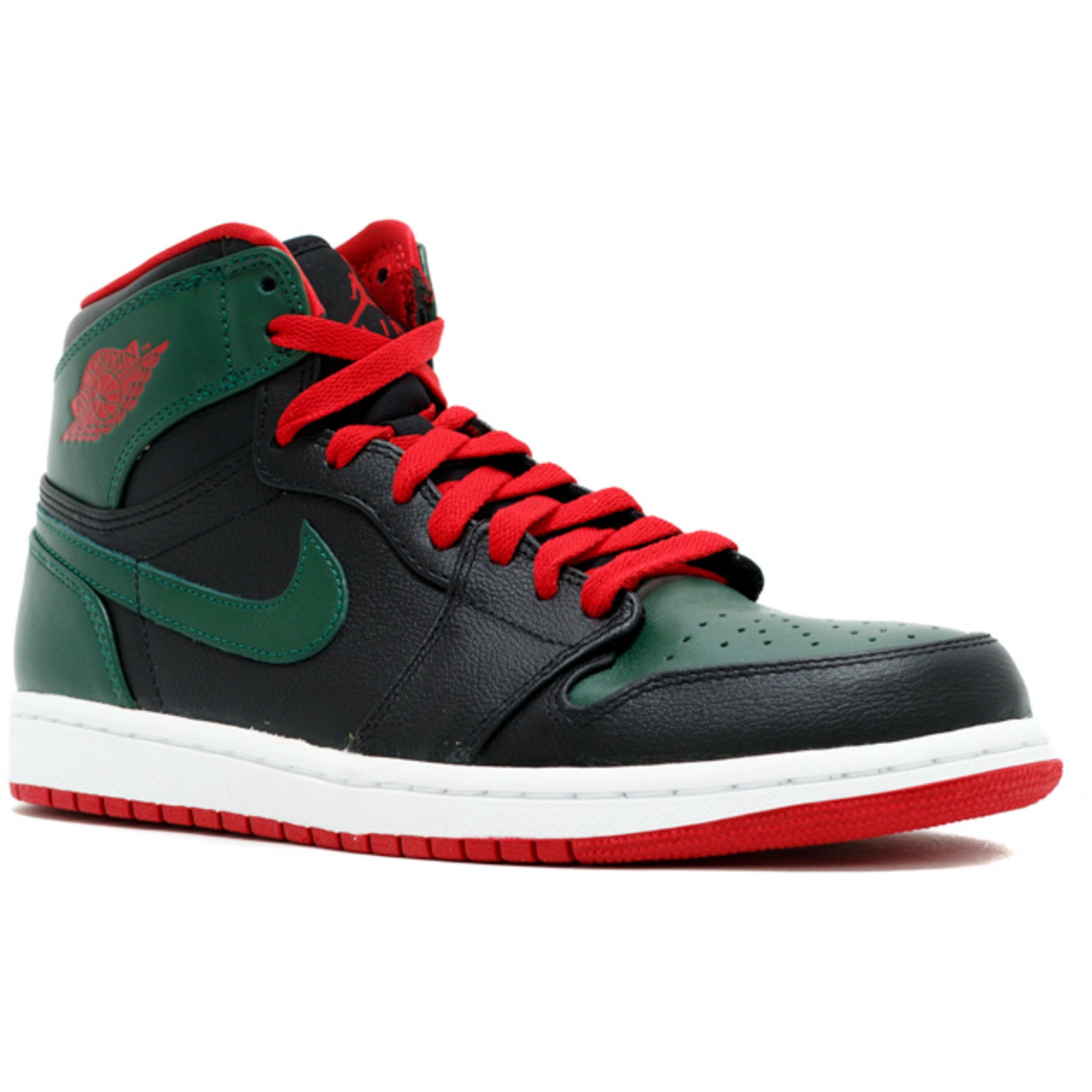 green gucci jordans