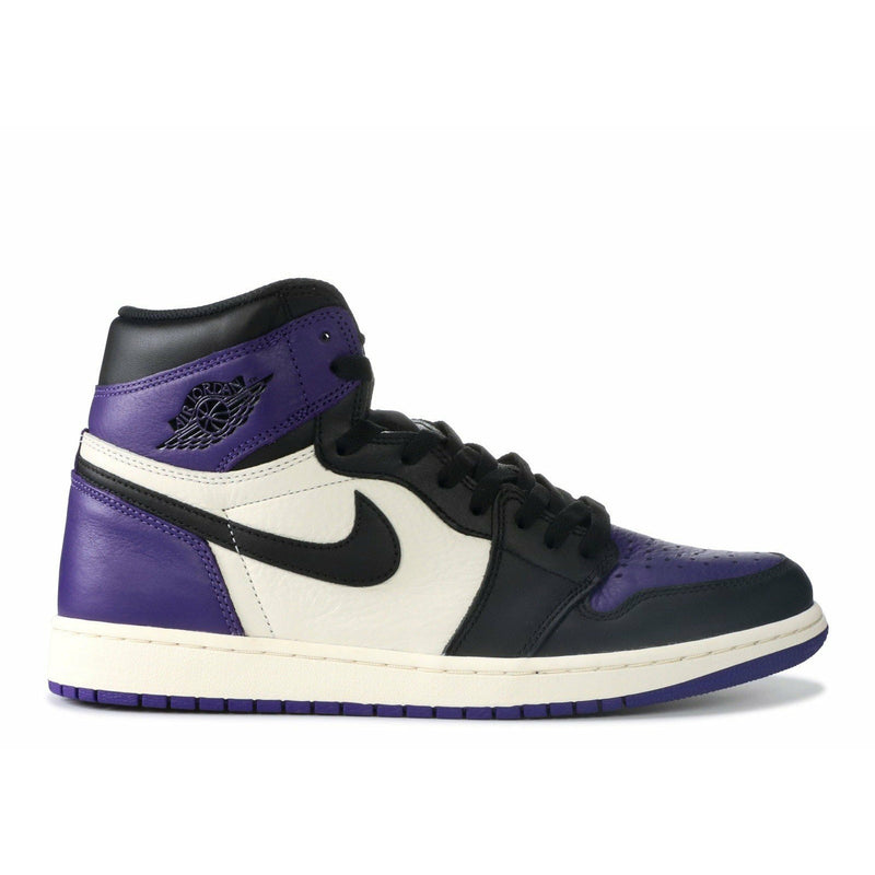 purple and black jordan 1