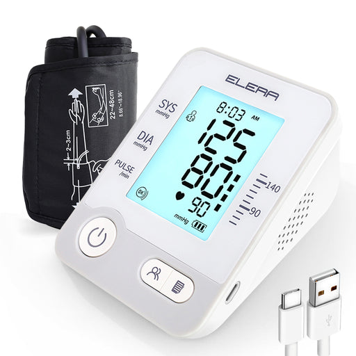 ELERA Adjustable Adult Arm Blood Pressure 22-52cm Cuff Big Size With 4pcs  Connector 15-24CM Cuff Tube Blood Pressure Tonometer