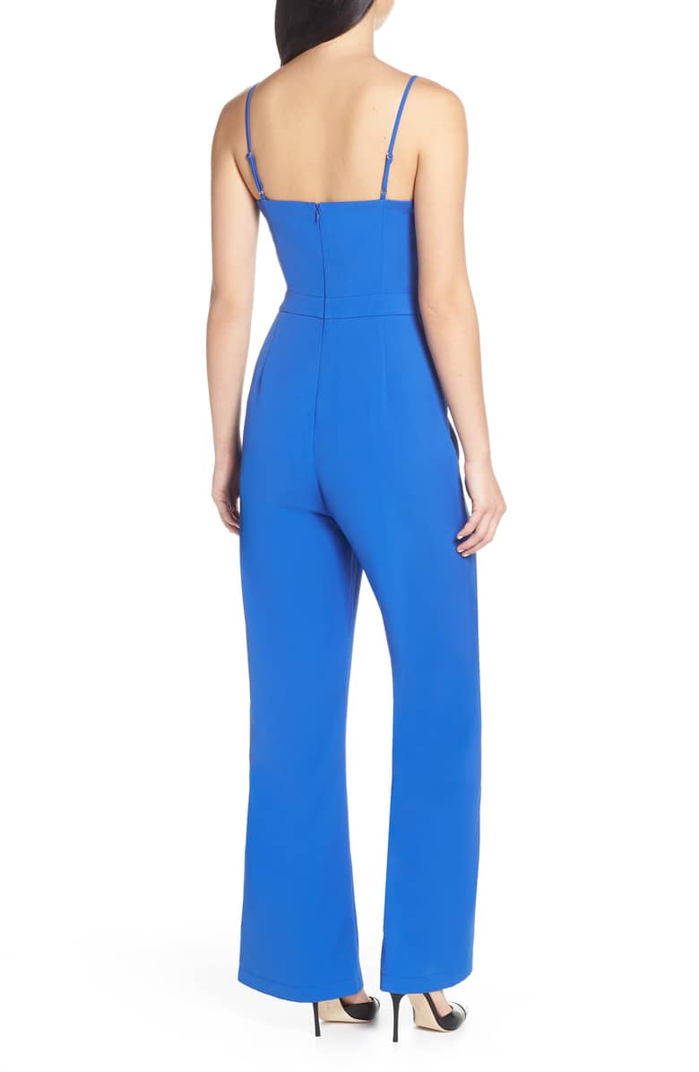 Tierney Persian Blue Pleated Jumpsuit – Lucy Rose