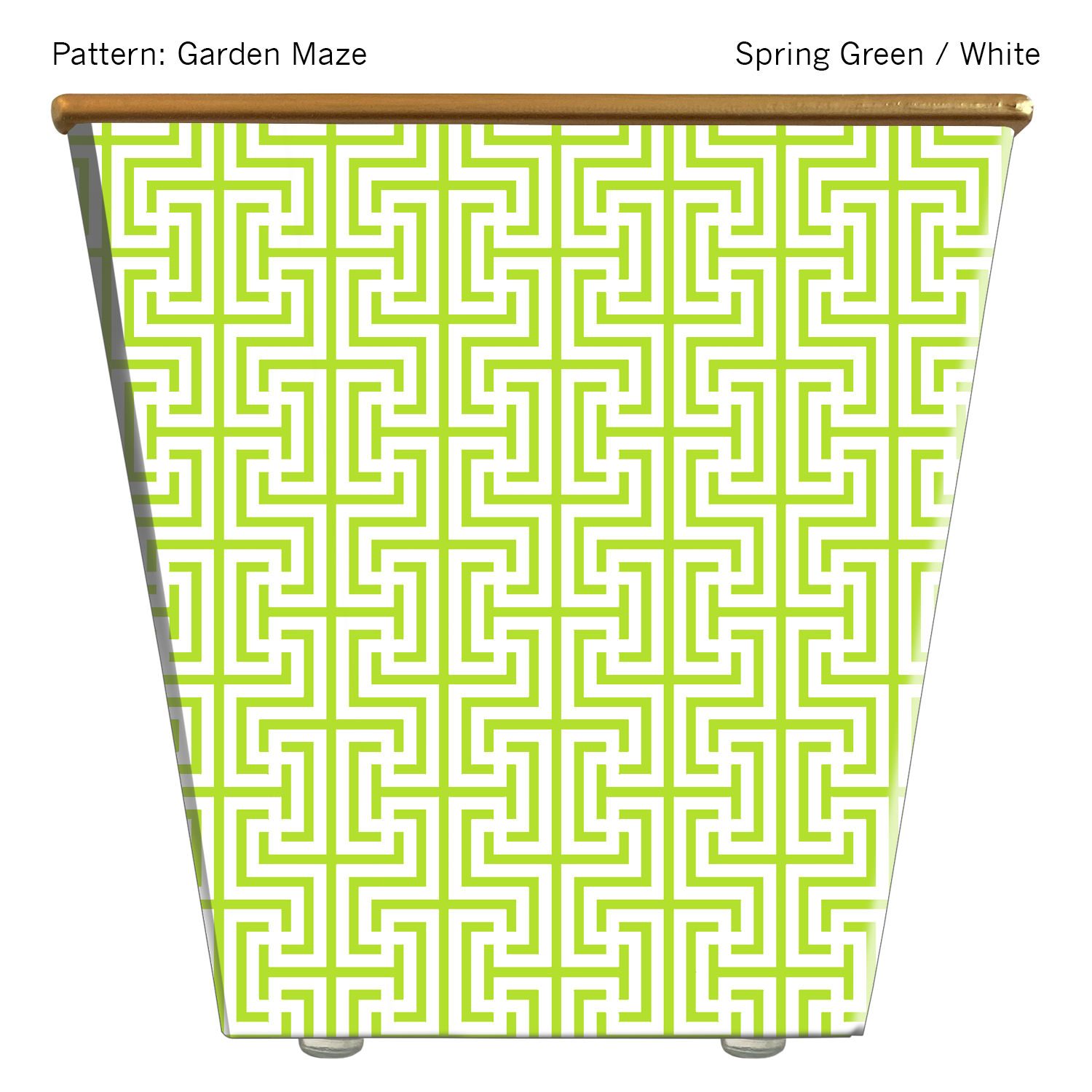 Garden Maze Spring Green Container