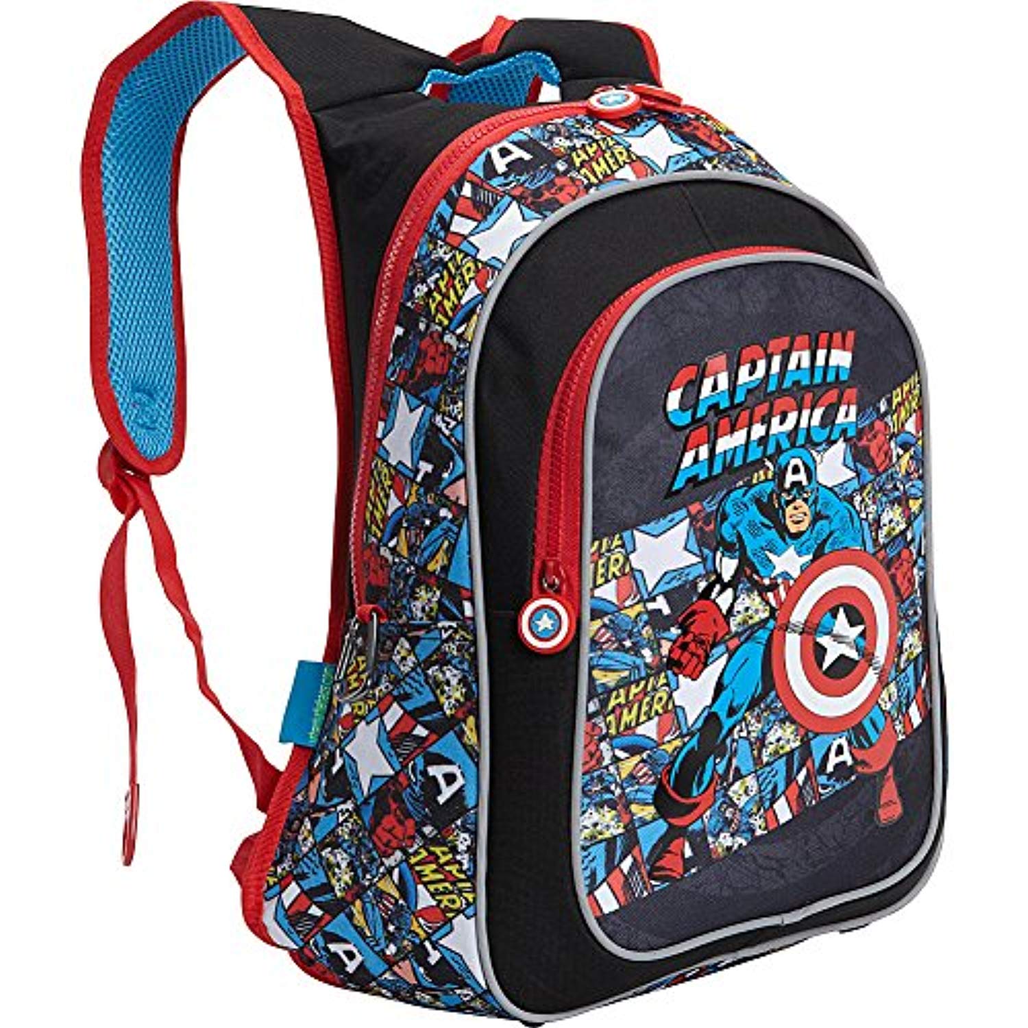 marvel captain america built with herringbone backpack