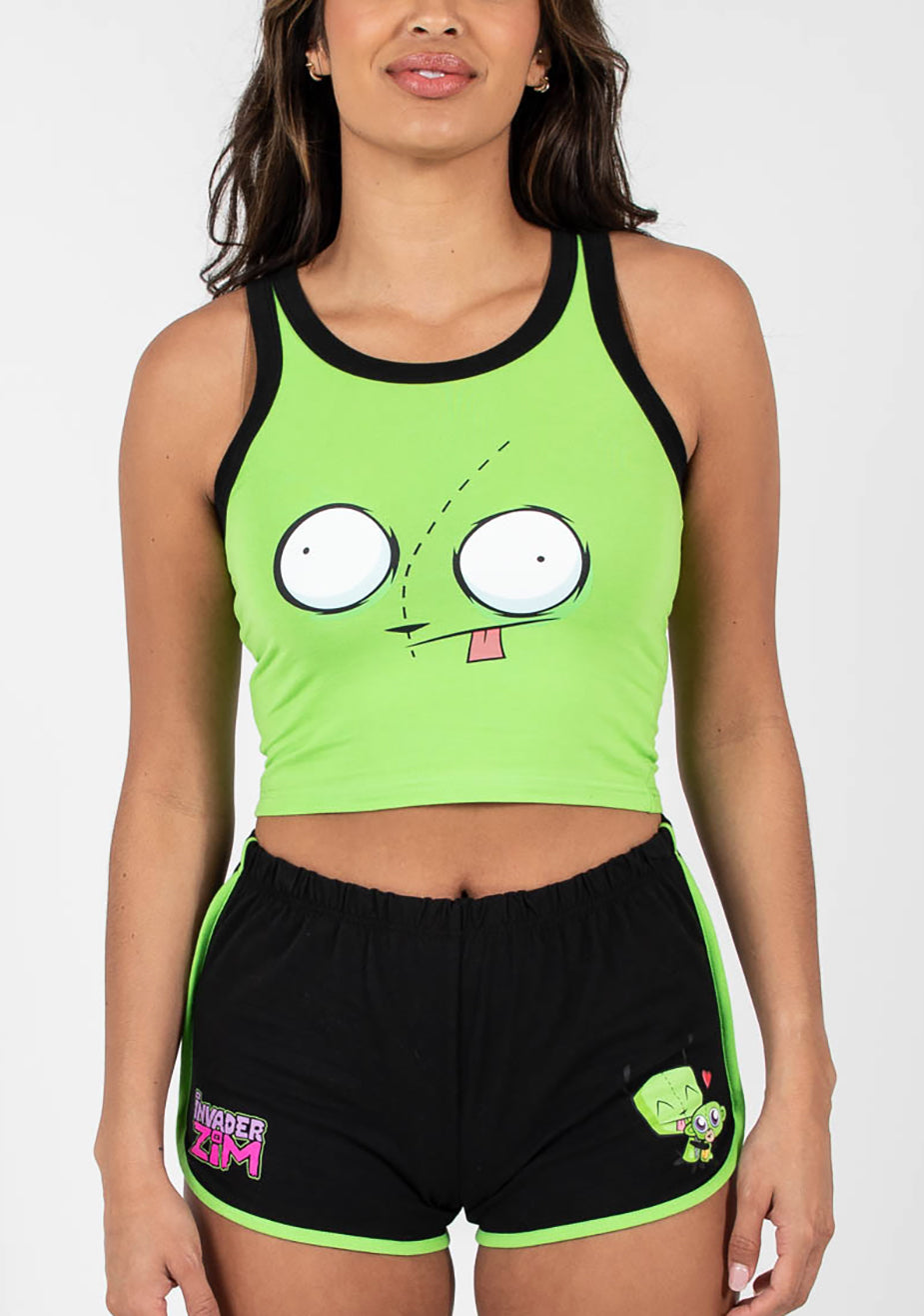 Gir Cropped Green Tank