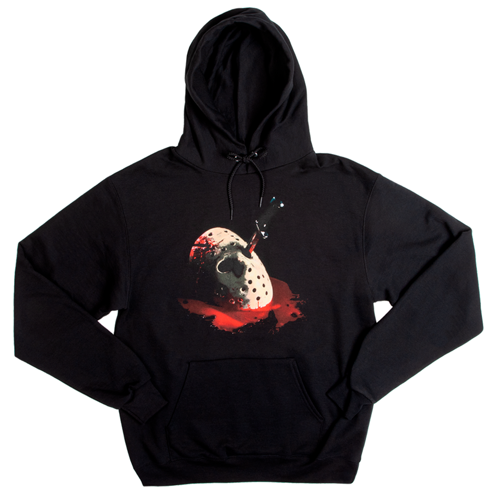 Download Friday the 13th Final Chapter Champion Black Hoodie- DUMBGOOD