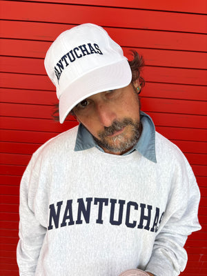 NANTUCHAS GREY CREWNECK SWEATER - MISTERMORT