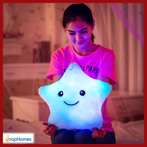 led pillow star