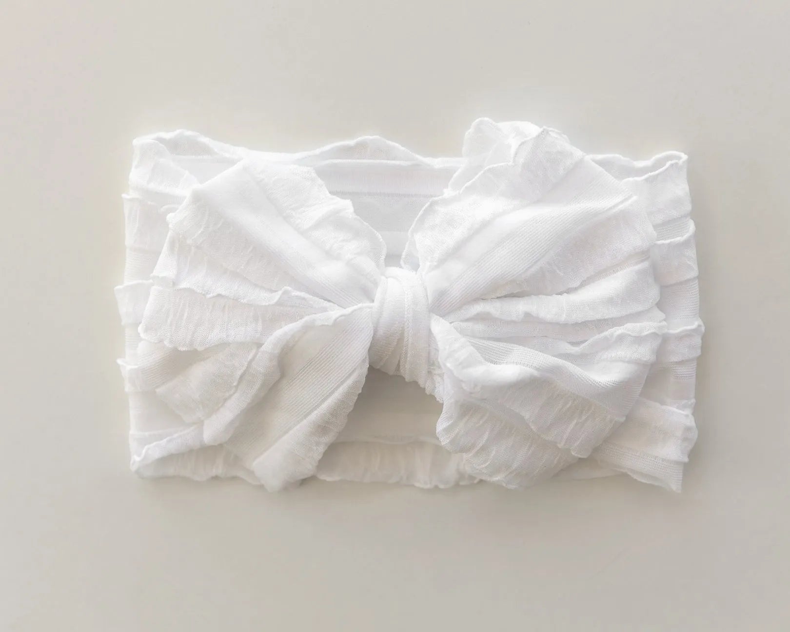 Swoon Layered Headband in White