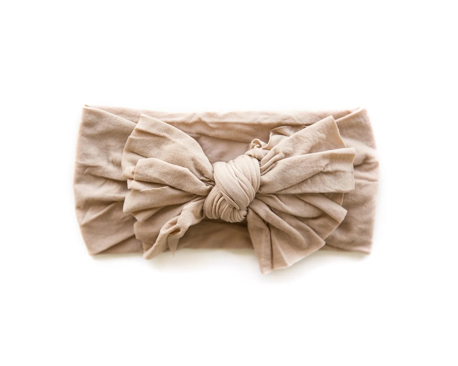 Hot Mess Nylon Headband in Caramel
