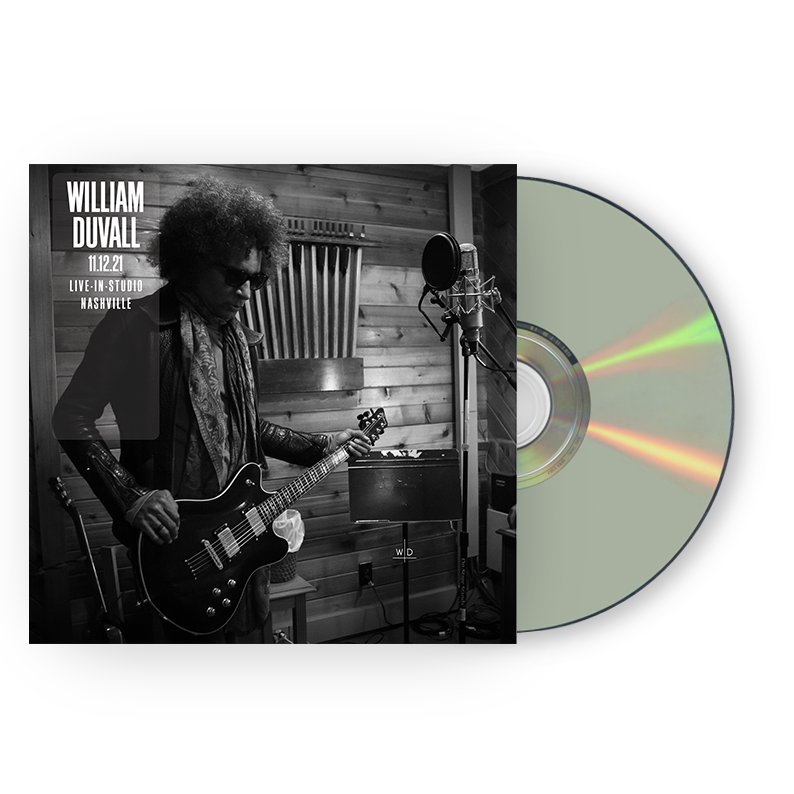 William Duvall: "11.12.21 Live-In-Studio Nashville" (2022) WilliamduvallliveinnashvilleCD_794x794