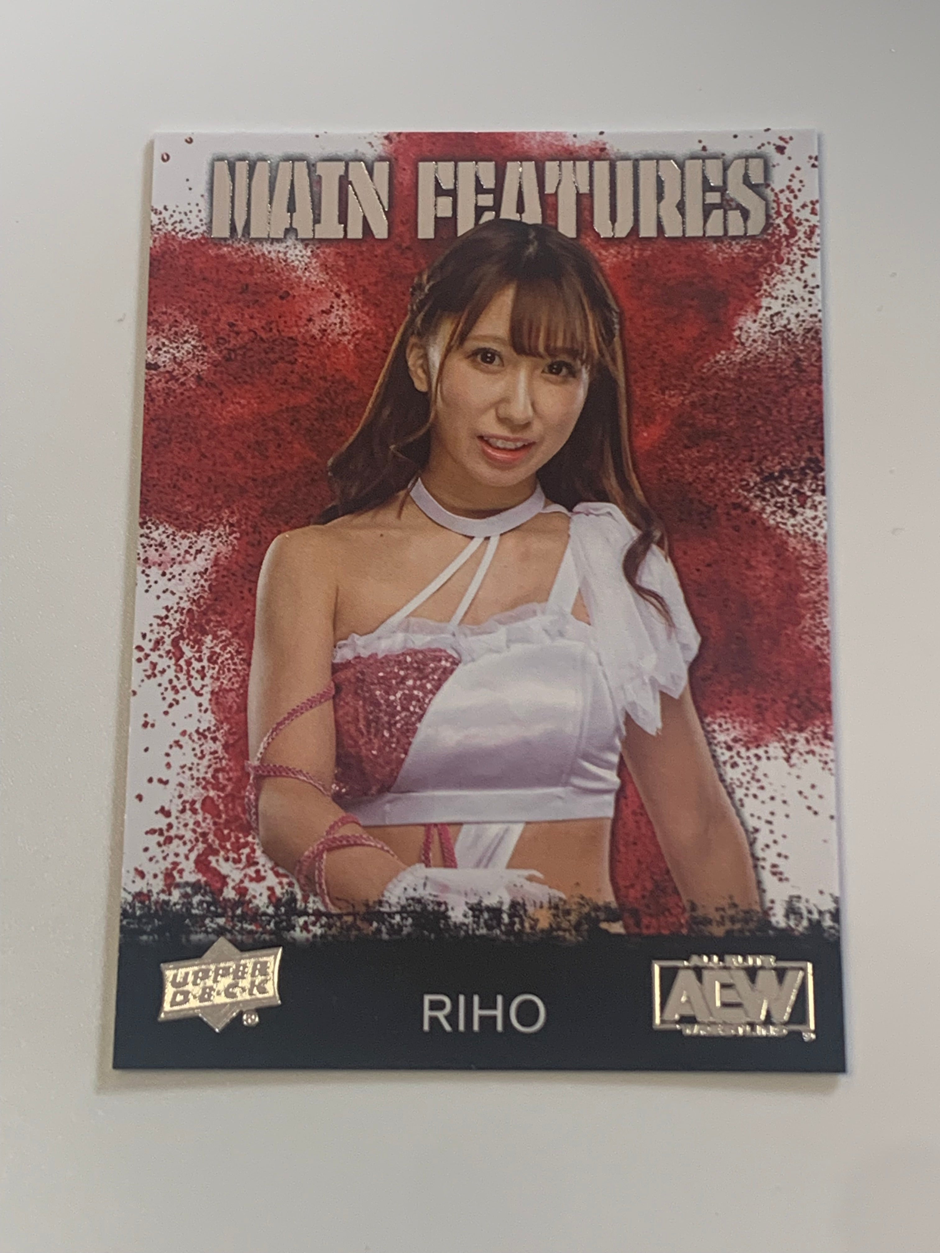 Riho 2021 UD Upper Deck AEW “Main Features” Card!!!