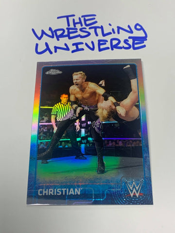 Christian WWE 2015 Topps Chrome Refractor Card #16